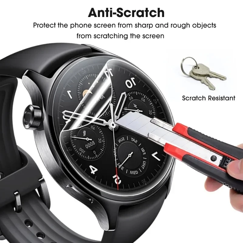 Soft Film Screen Protector For Round Smart Watch Diameter 32 33 34 35 36 37 38 39 30 31 41 42 43 44 45 46 40 MM Hydrogel Film