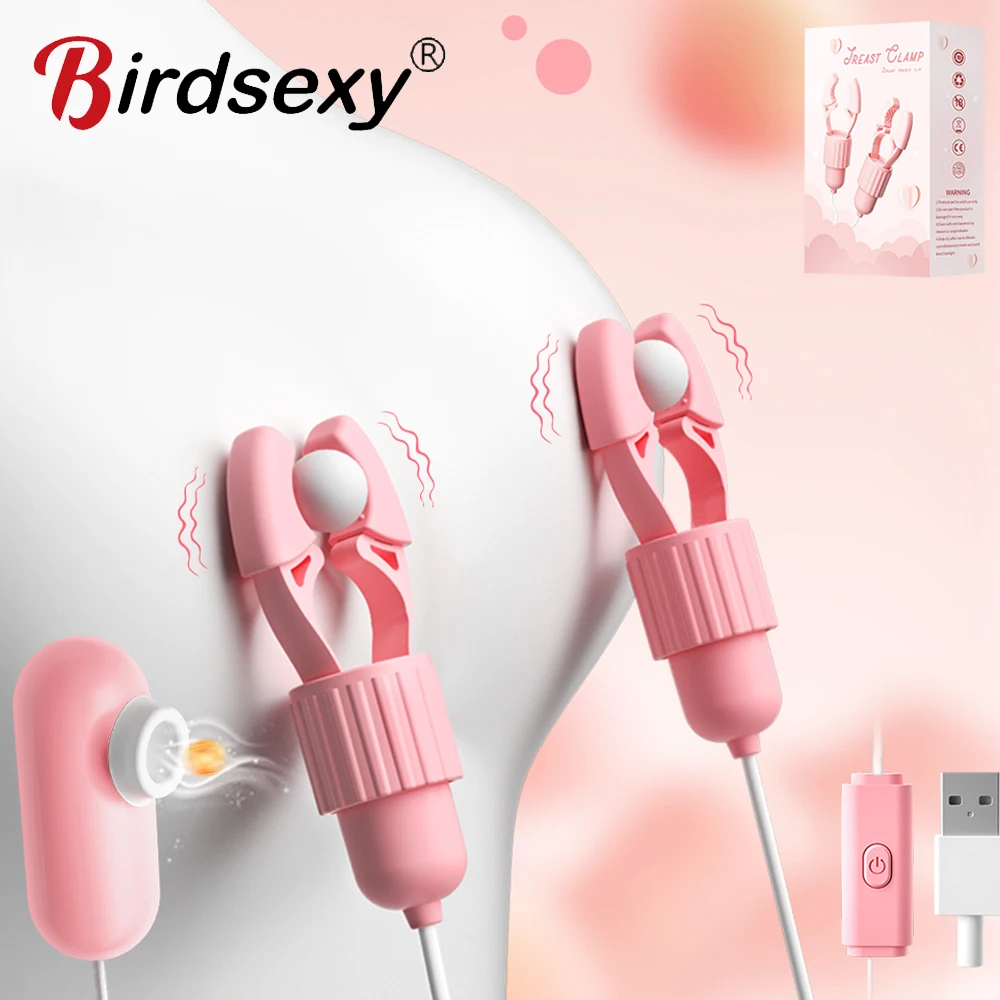 Nippelklemmen Vibrator Brustmassage Zunge Lecken Saugen Vibrierender Klitoris Stimulator Weiblicher Maturbator Erwachsenes Sexspielzeug Für Frauen