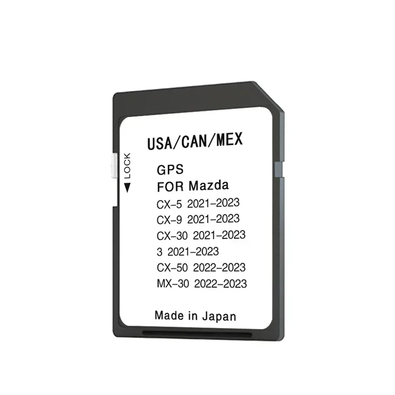 Imagem -05 - para Mazda 2023 2023 2023 Navegação Naving Mapa sd e Capa de Cartão América do Norte Canadá México Veículo