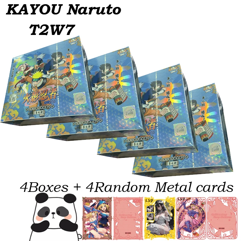 Nieuwe Kayou Naruto T2W7 Collectie Kaart Hobby Anime Tafel Battle Game Card Doujin Booster Box Zeldzame Kaart Kinderen Speelgoed Geschenken