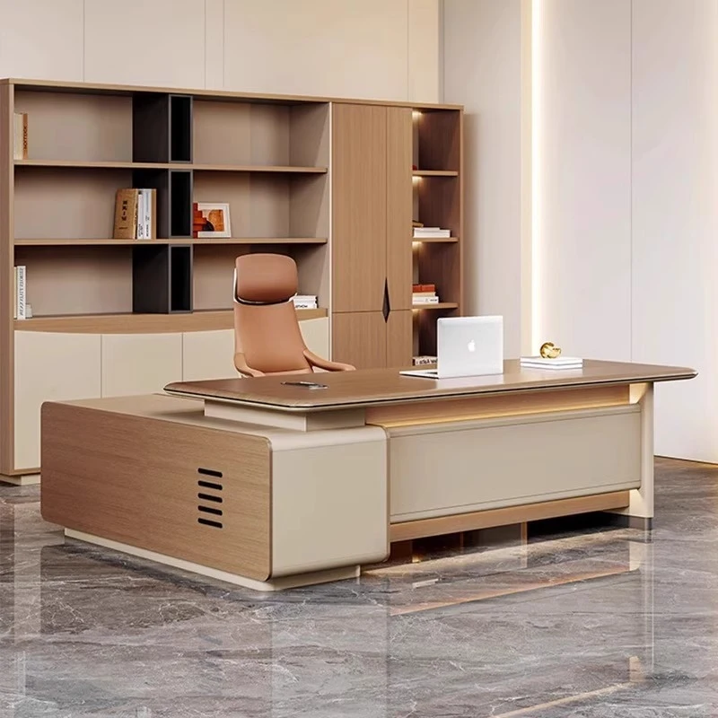 CEO desk,boss table,office Furniture,Spont Luxury Executive , CEO , High-End Director'S , General Manager Office Desk And Chair 