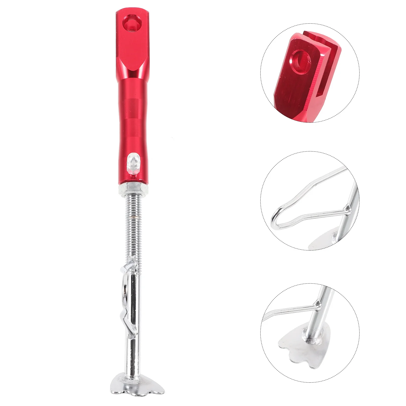

Motorcycle Kickstand Metal Side Stand Strong Support For Electric Scooter Grass Gravel Sand Heavy Duty Durable Replacement Parts
