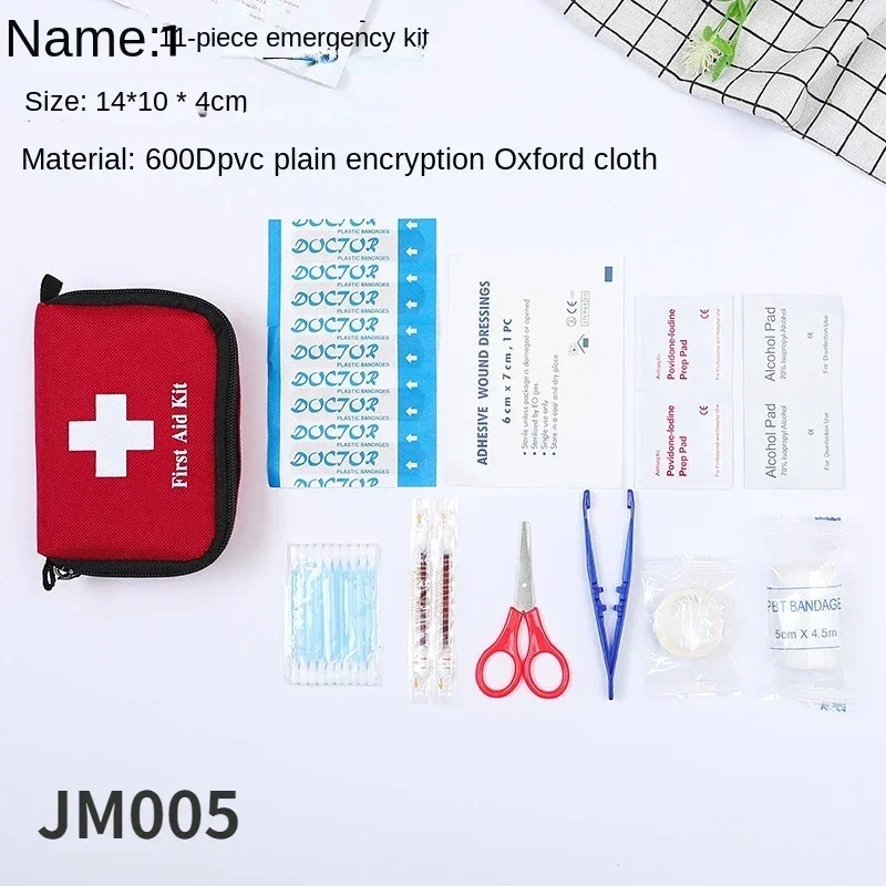 12Pcs Portable Travel First Aid Kit Survival Bag Mini Emergency Bag for Car Home Picnic Camping Travelling Outdoor Survival Kit