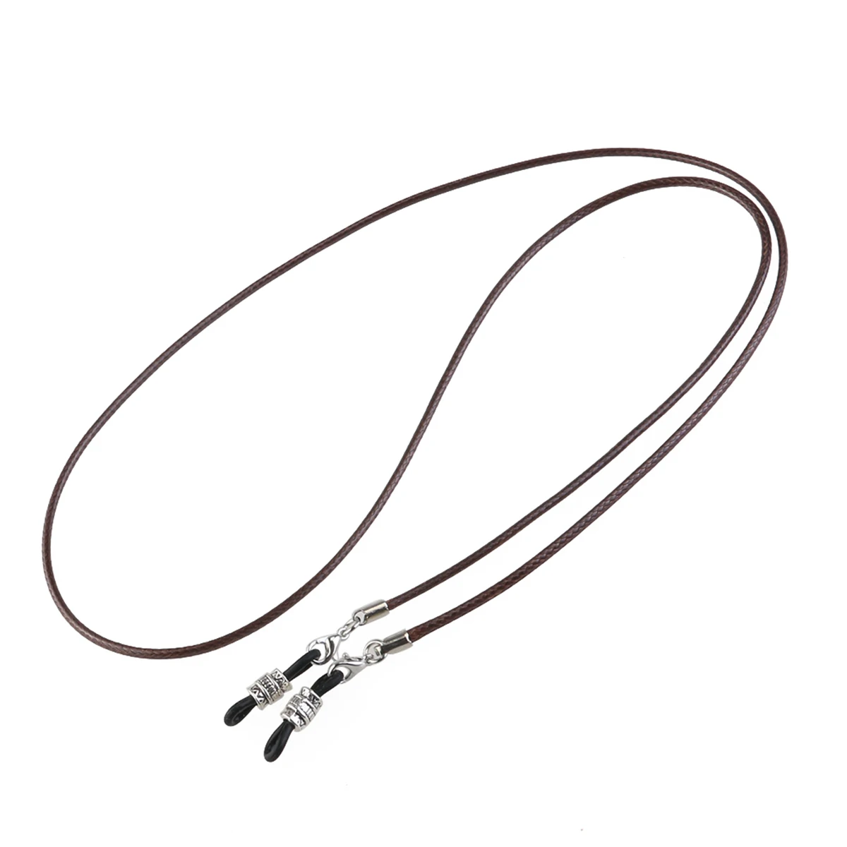 

Eyeglass Chain Adjustable Silicone Ends Metal Coils Hanging Purple Decor Cord Glasses Accessory Wax Material Simple Fashion