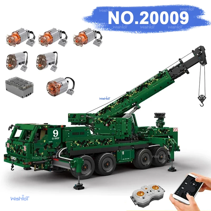 Technical Military Vehicles 5539Pcs Building Blocks G-BKF Armoured Recovery Crane Building Blocks Bricks Toys For Kids Gift