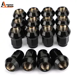 Areyourshop 16PCS Black Wheel Lug Nuts 3/8