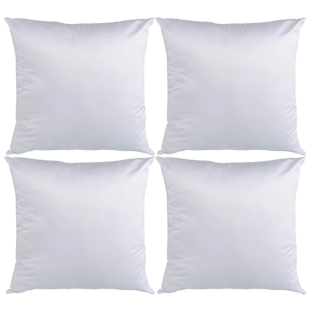 

4 шт. сублимационные чехлы, белые пустые чехлы для подушек для Diy, термотрансферная печать, декоративные чехлы для домашнего декора, защитные