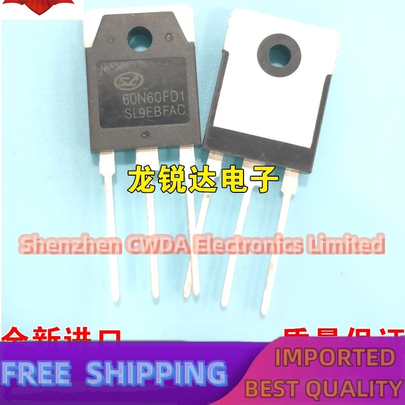 10PCS-20PCS   60N60FD1 SGT60N60FD1PN TO-3P  IGBT 60A 600V In Stock Can Be Purchased 