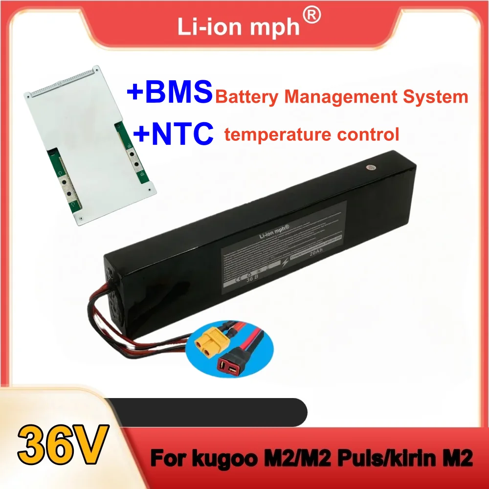 

10S4P 36V20Ah batería de litio para patinete eléctrico 18650 batería de 36V para batería de patinete eléctricode750W-1000WconBMS