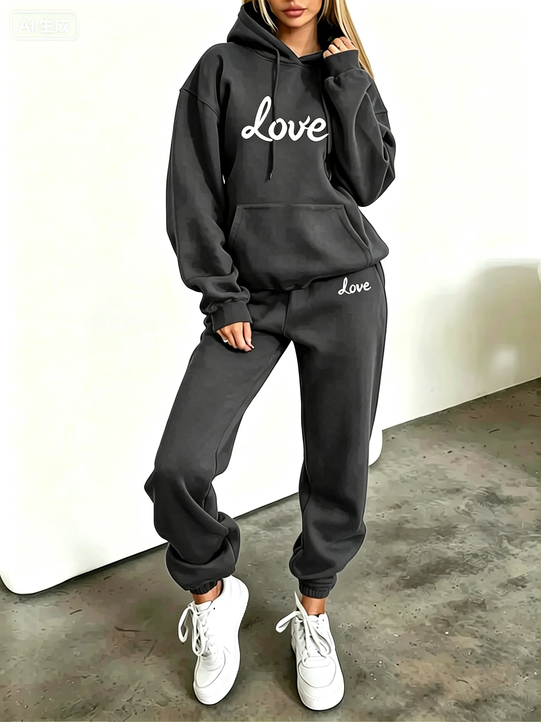 Women Heart Print Hoodie Track - đánh giá và giá Outdoor Sport Is