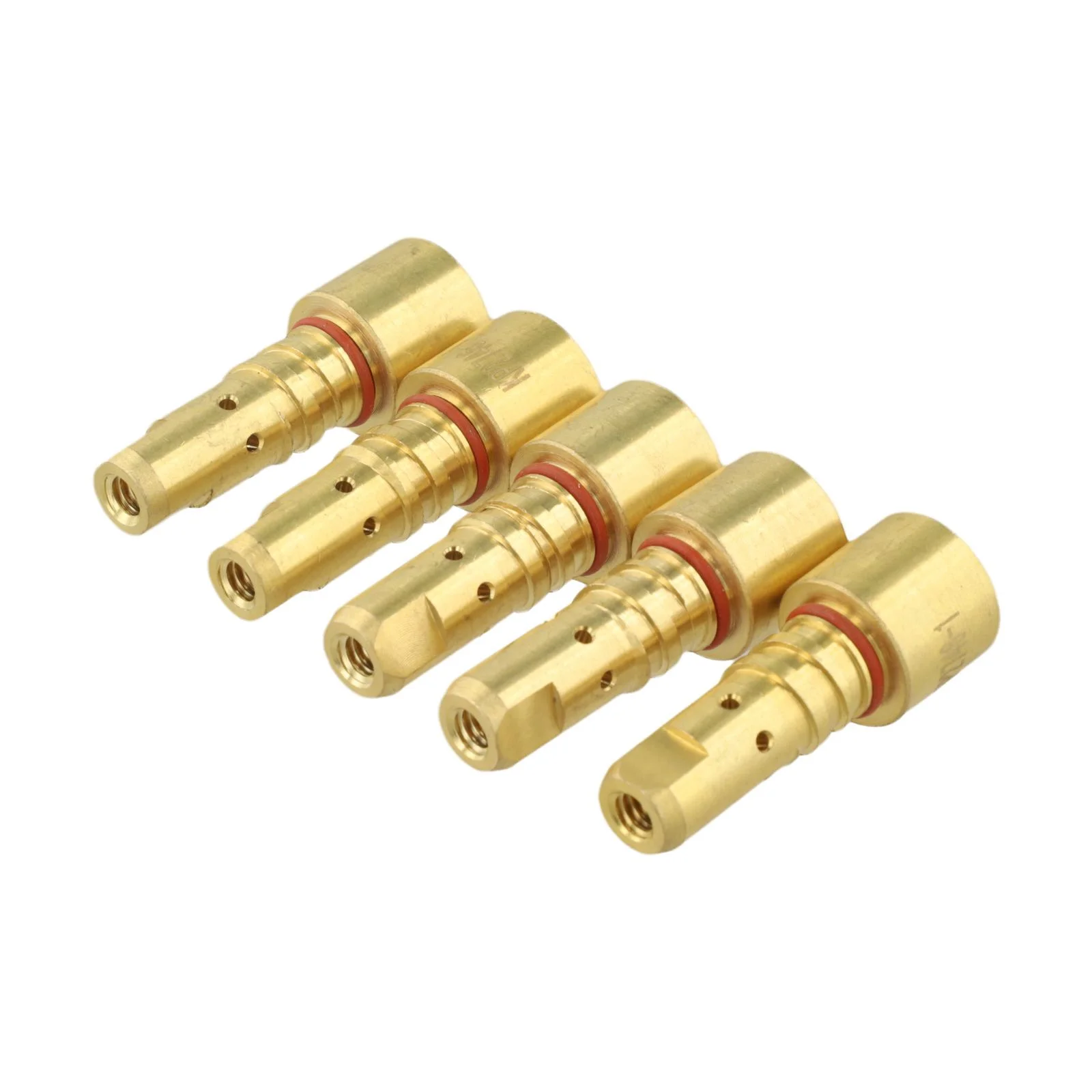 For Lincoln For Magnum Pro 250A / 350A Compatible Gas Diffuser 5-Pack KP2746-1 Copper Welding Nozzles for MIG Welding Torches