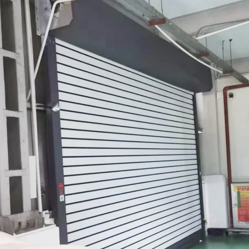Simple Aluminum Alloy Industrial Sectional Garage Door for Warehouses Shops Workshops-Windproof Heat Insulating Energy Saving