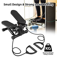 Mini Stepper For Exercise At Home With Resistance Bands LCD Display Capacity 100kg Stair Stepper steppers for exercise at home