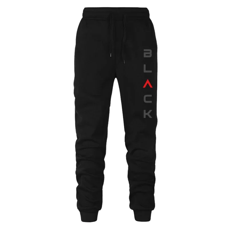 2025 venda quente dos homens agasalho com capuz moletom preto carta impressão zíper jaqueta jogger calças outono inverno casual moda outfit