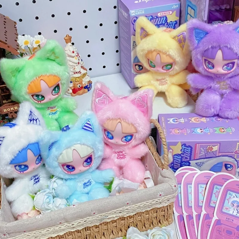 

Новинка в наличии Inn Claw Strike Chat Room Series, плюшевая слепая коробка, официальная подлинная милая кукла, модная игровая сумка, подвеска, подарок на день рождения