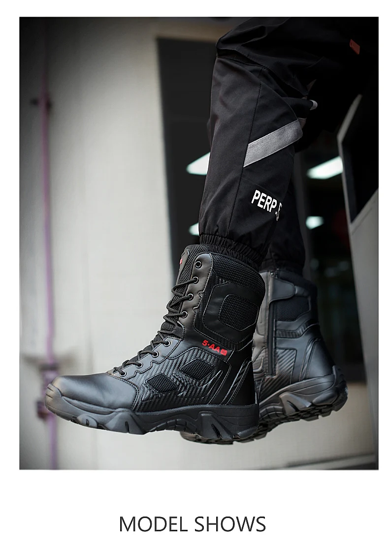 Herren-Taktikstiefel, Outdoor-Damen-Armee-Schuhe, Wüstenstiefel, Training, Unisex, ultraleicht, Militär, Sicherheit, schnelle Reaktion, Herren-Camping – Detail 15