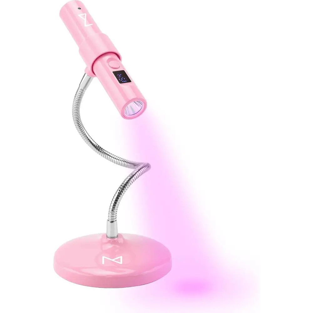 

M - GlamCure GO Nail lash Cure Lamp with Beam Technology, Touch Sn - LED & UV Nail Light - Curing Lamp or Gel Nails, Acrylic, Bu