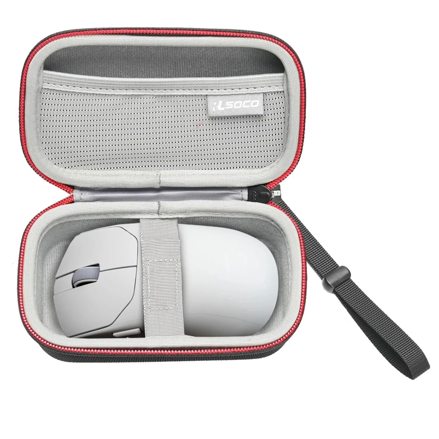 Hard Case for Corsair Sabre V2 PRO Ultralight FPS Wireless Gaming Mouse, Storage with Wrist Strap with YKK Zipper (Case Only)