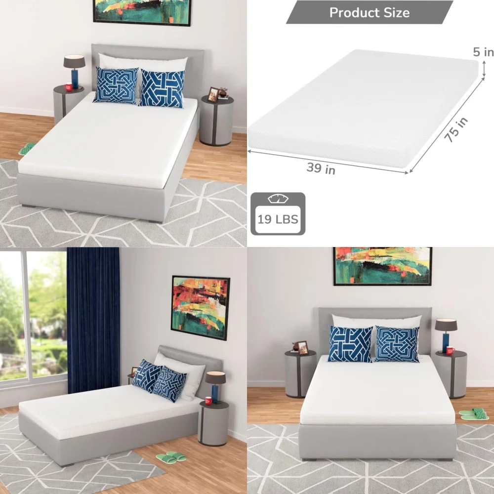 녹차 젤 메모리폼 매트리스 이미지