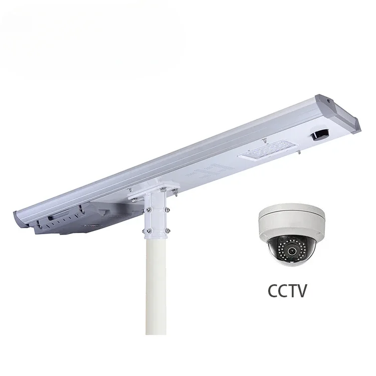 

SOKOYO Top Easy Install Led Solar Street Light With Outdoor Cctv Camera High Quality All Road IP66 150 6000K (daylight Alert) 70