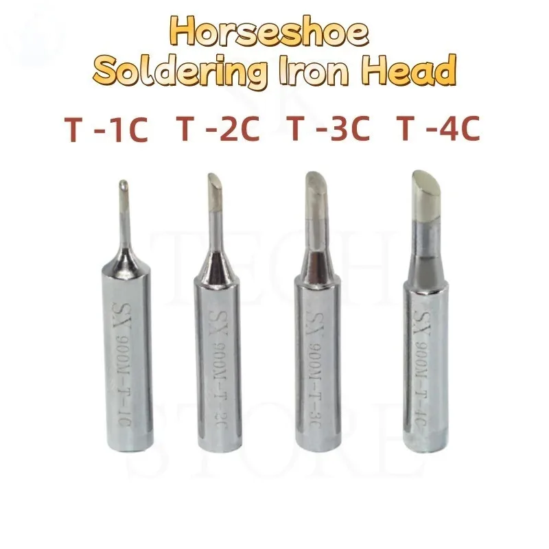 Soldering Iron Pure Copper 900M-T Soldering Iron Head Set for 936 937 Inside Hot Bare Copper Electric Horseshoe Welding Iron Tip