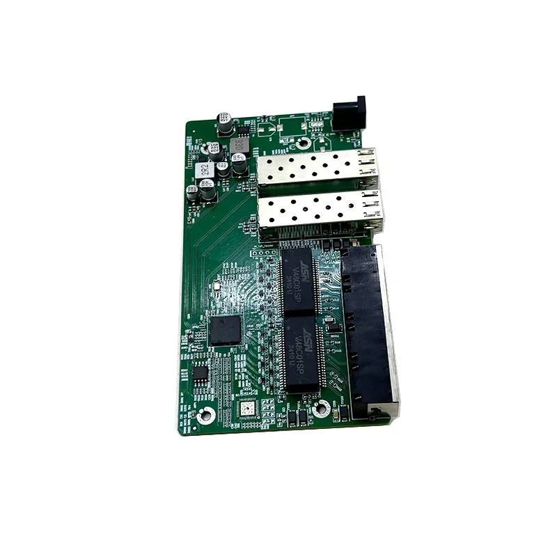 4 พอร์ต 2.5G/10/1000M 9V-16V 2 พอร์ต 10G SFP พอร์ตเกรดอุตสาหกรรมสวิทช์