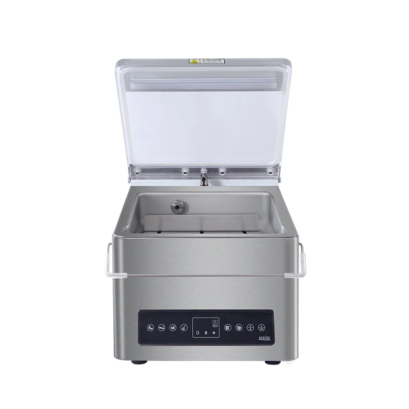 HVC-210T/1D Hualian Food Sous Vide Vacuum and Seal Packing Machine for Rice Fruit Packaging 4
