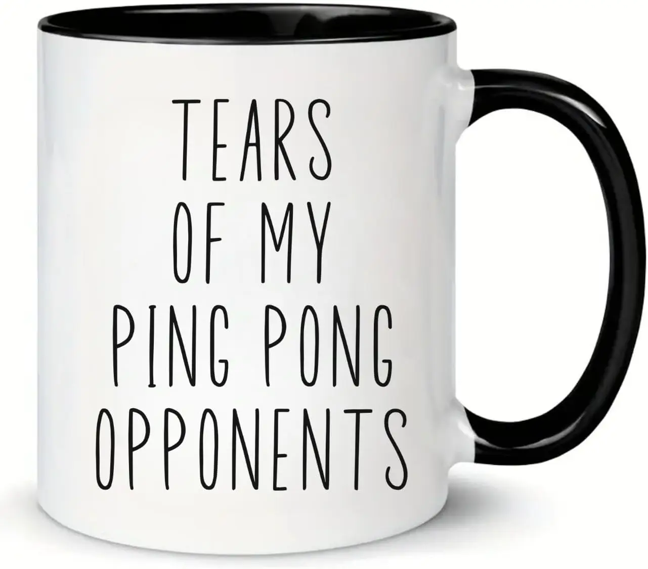 MissDaisy-Ping Pong Mug Tears of My Pong Opponents Mug, Funny Coffee Mug, Pong Lover, Pong Gifts, Table Tennis Pl