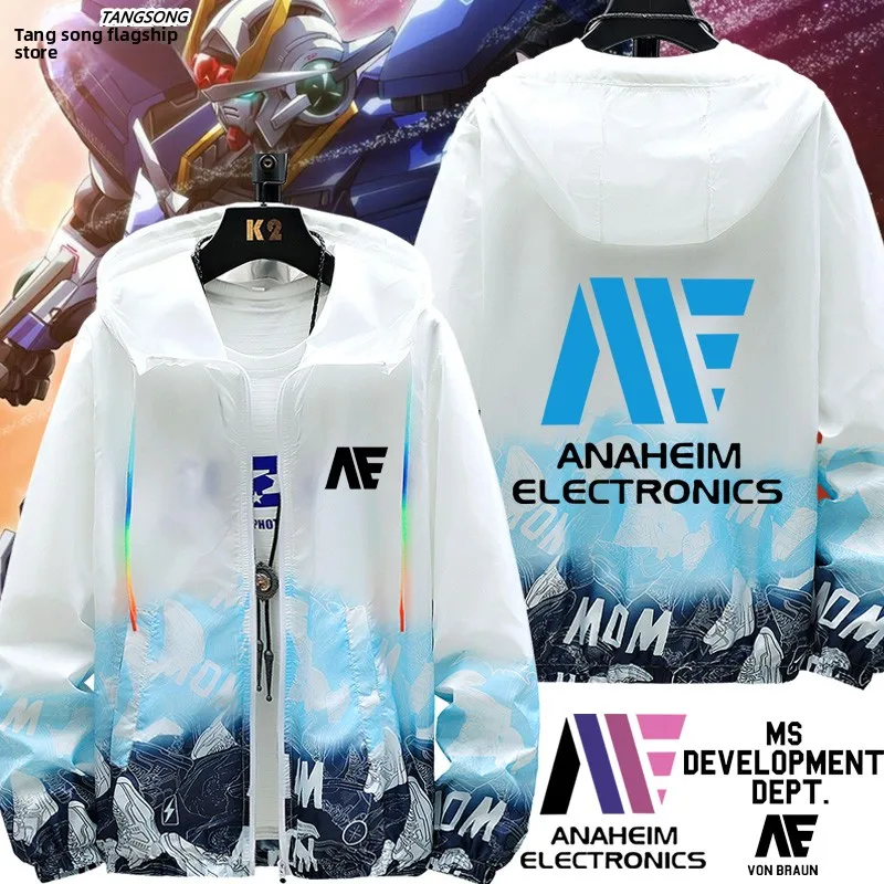 

Ультратонкая свободная мужская куртка с логотипом Z ANAHEIM, верхняя одежда с защитой от ультрафиолета, повседневная летняя модная куртка из полиэфирного волокна