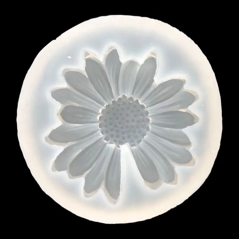 3D Daisy Flower Mold Sun Flower Silicone Mold Aromatherapy Epoxy Soap Candle Mold DIY Decoration Baking Tools For Cakes