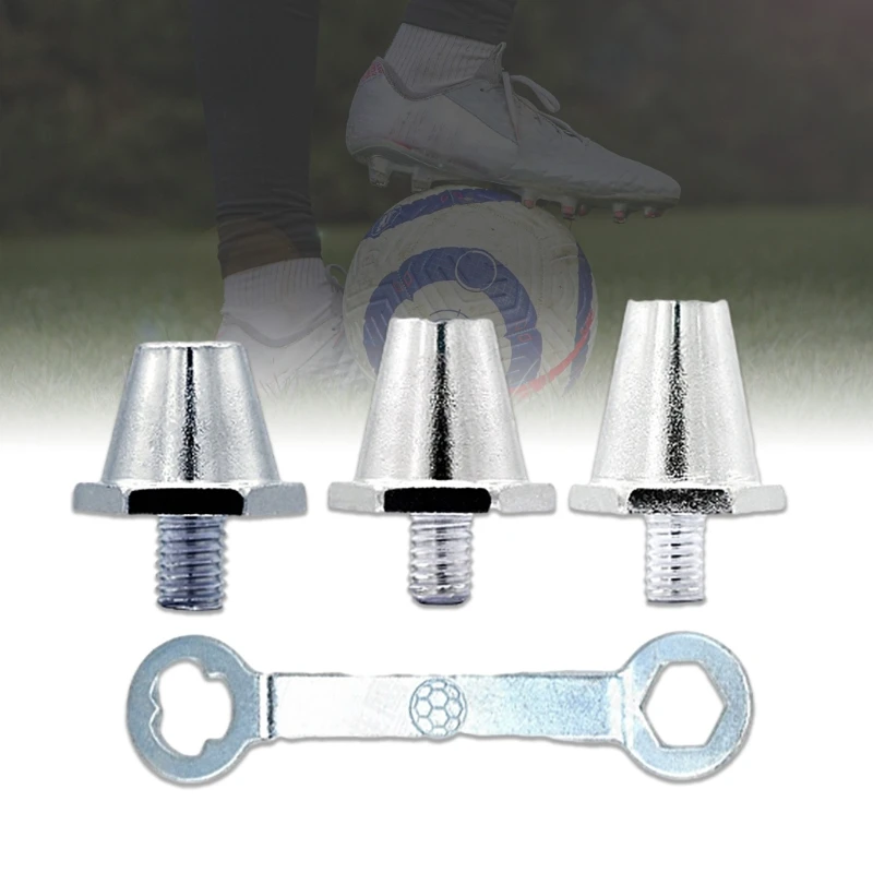 

12Pcs Aluminum Football Boot Spikes Soccer Stud Replacement Football Cleats Stud Soccer Boot Cleats Track Shoes Accessor 24BD