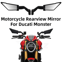 Universal Motorcycle Rearview Mirror for Ducati Monster 1200 1200S 1200R 1100 1000 950 937 900 Sports Winglets Rear View Mirrors
