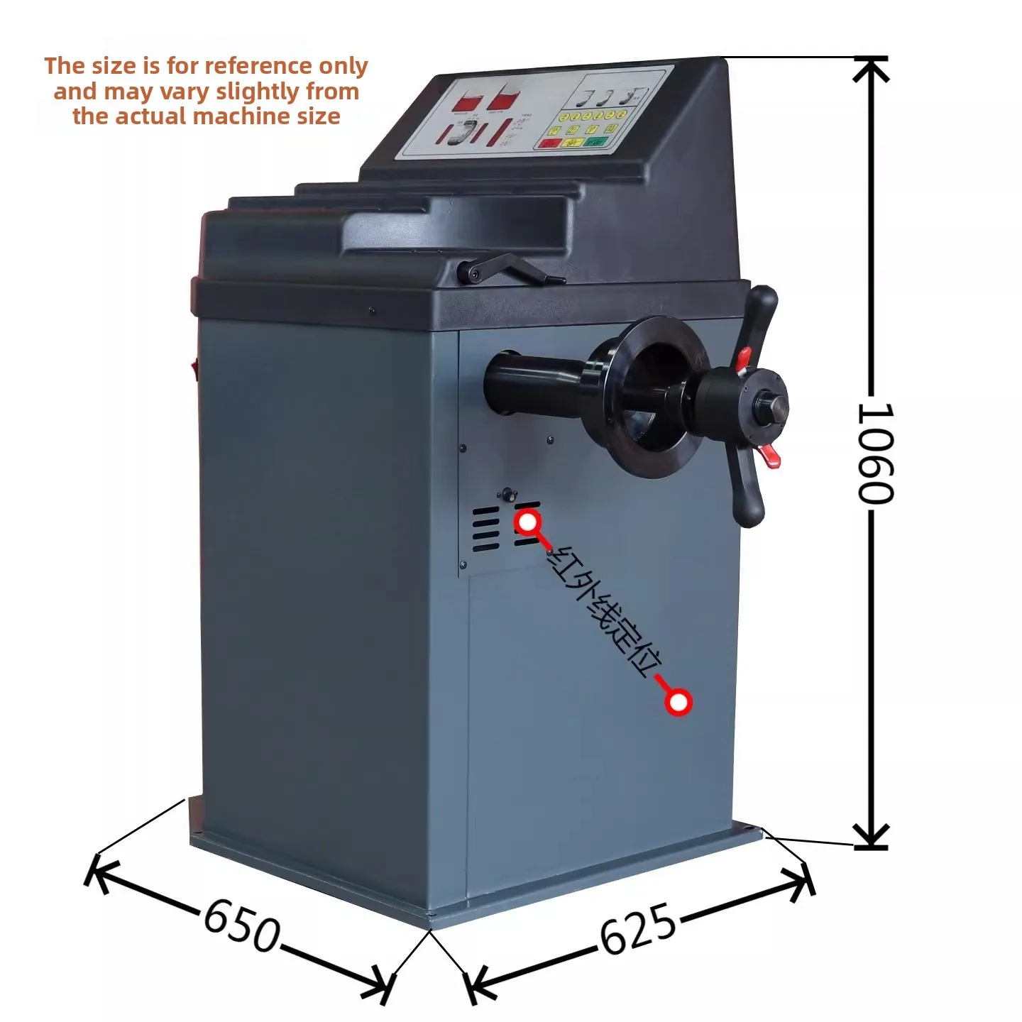 Automatic Wheel Balancer for Car SUV Light Truck Tire with Infrared Positioning