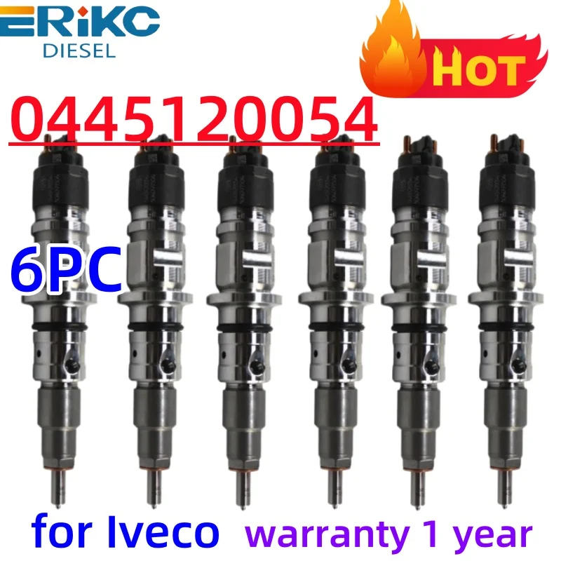 

0445120054 0986435545 Fuel Inyector 0 445 120 054 Common Rail Injector for Iveco Euro Cargo 0445120054 0445 120 054 ERIKC