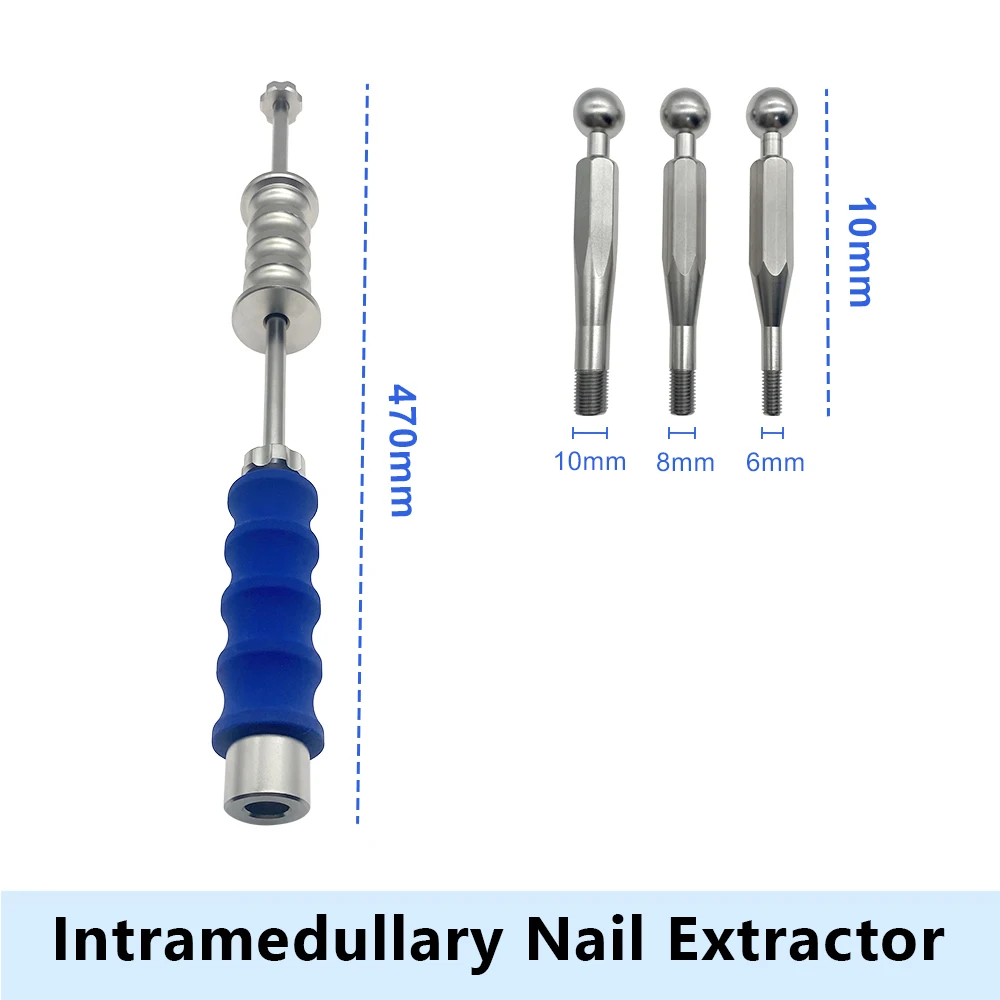 Tibia Inverted Quick Extractor Intramedullary Nail Extractor Femur Orthopedic Instrument Autoclavable Nail Extractor Removal