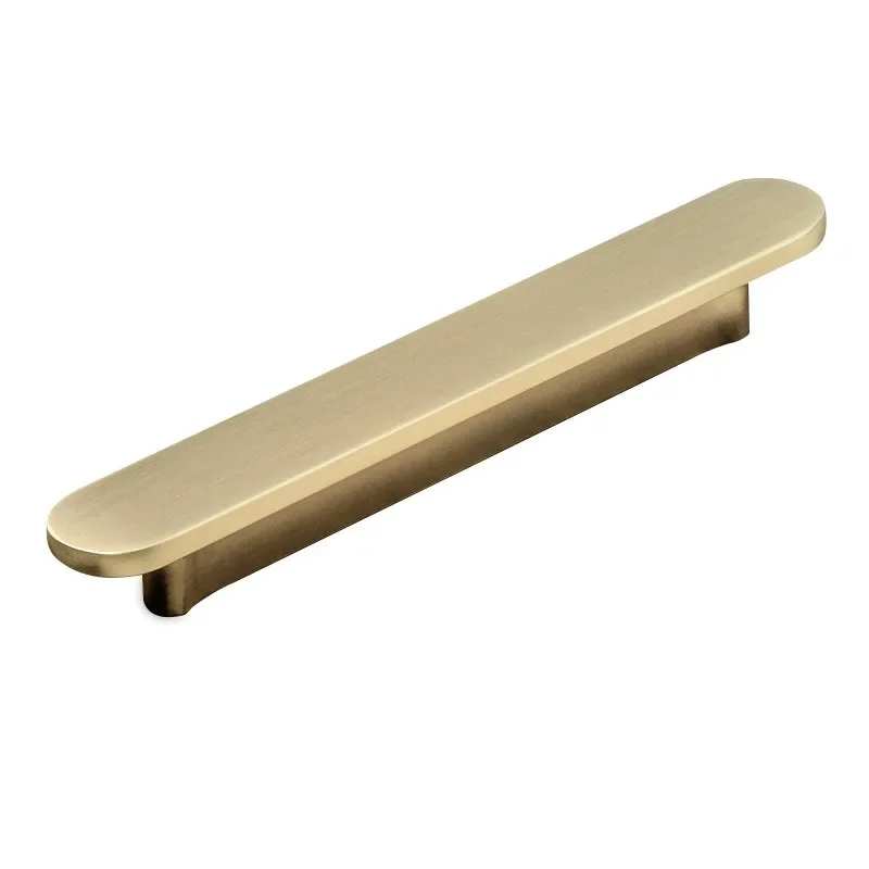 10PCS Hole Centers Kitchen Drawer Handle Door Cabinet Pulls Zinc Alloy Handle Modern Brushed Hardware for Wardrobe Bathroom