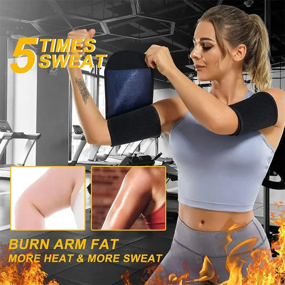 

Slimming Sleeves Arm Trimmers Sauna Sweat Fat Reducer Arm Shaper Bands Body Shaper Arm Protection Arm Sweat Band Armband