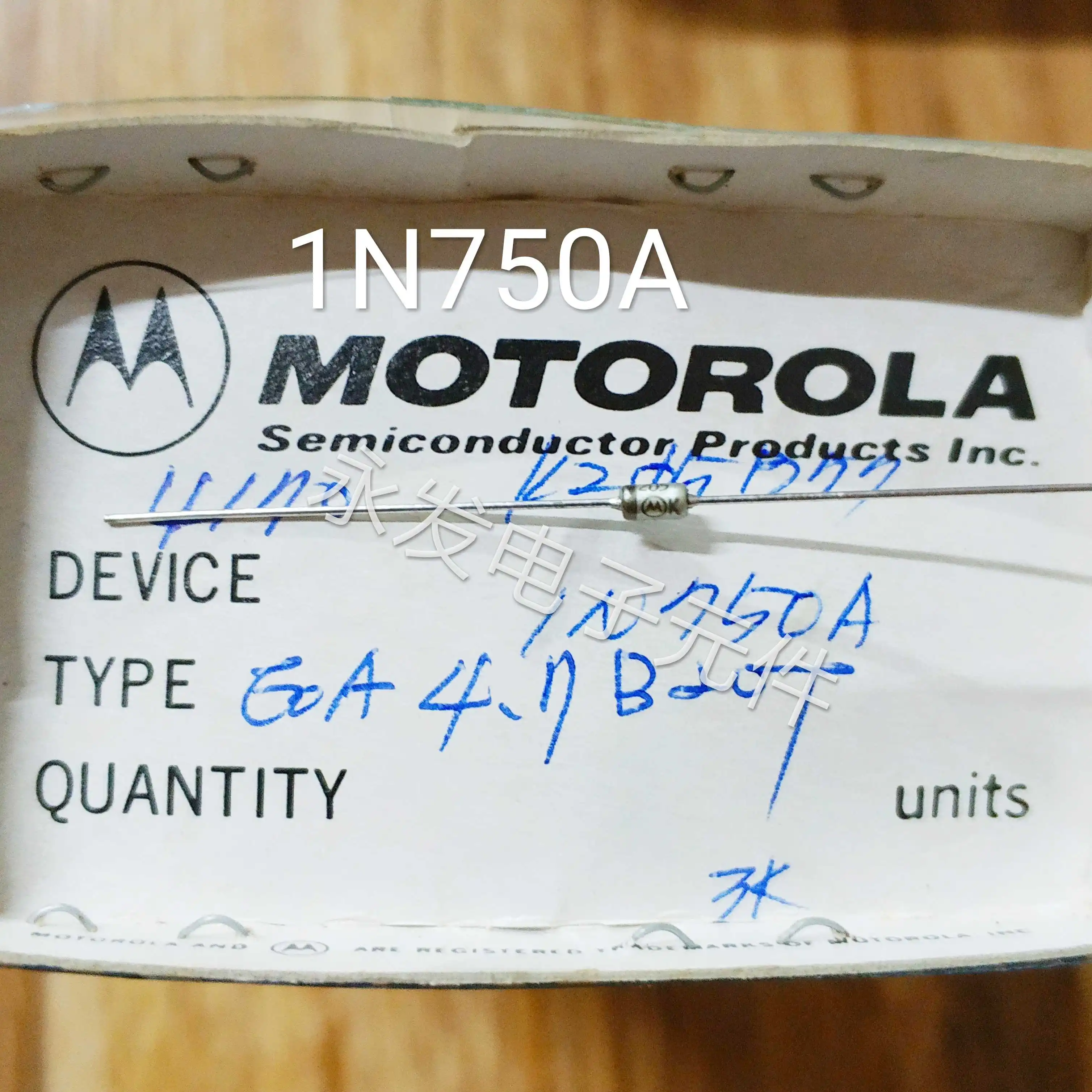 100pcs orginal new grey 1N750A DO35 Zener diode 0.5W4.7V