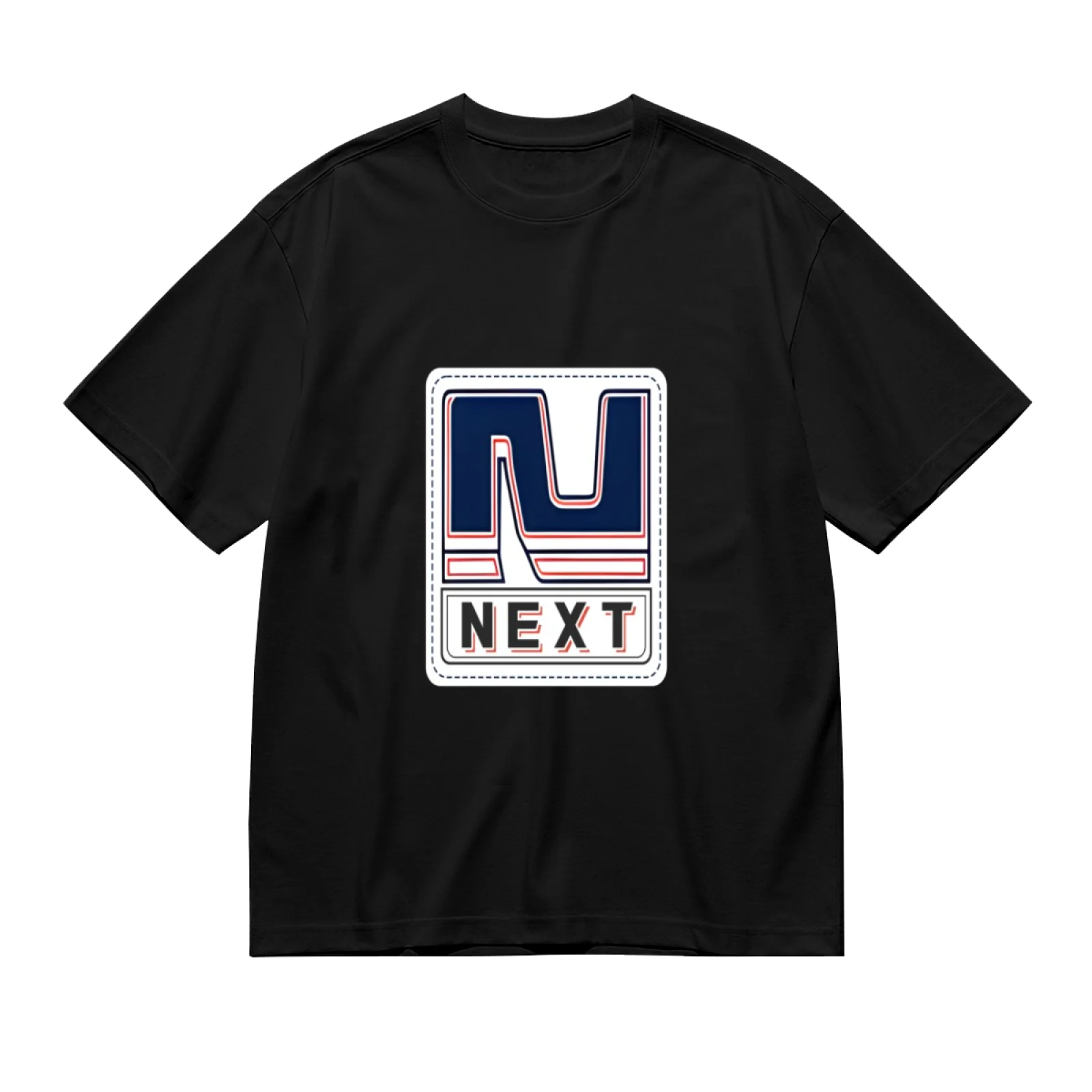 Summer Clothing Next - Retro-T-Shirt mit Abzeichen-Grafik für Herren, NEXT,