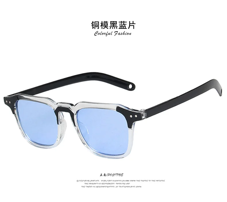 Vintage Quadratischen Rahmen Sonnenbrille Mode Trendy Männer Frauen Shades Brillen Sonnenbrille Sommer Frühling Kühle Retro Weibliche Brillen – Detail 10
