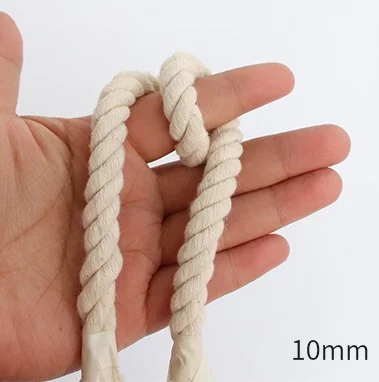 1KG White Three Twisted Cotton Rope 5mm/6mm/7mm/8mm/9mm/10mm/12mm/15mm/18mm/20mm Handmade Craft Decoration Handbag