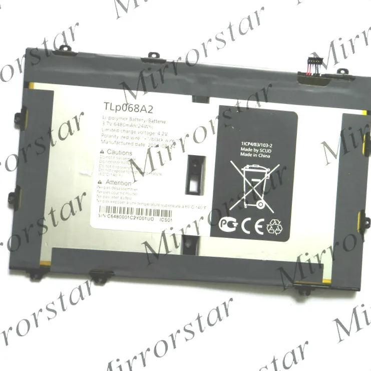 

Original TLp068A2 Battery 6480mAh for Alcatel TLp068A2 Batterie Batteries Bateria