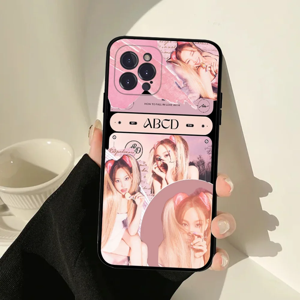 Deux fois N-Nayeon ABCD pour iPhone, coque Funda, coque pour iPhone 16, 15, 14, 11, 12, 13 Mini Pro, XS Max, 6, 7, 8 Plus, X