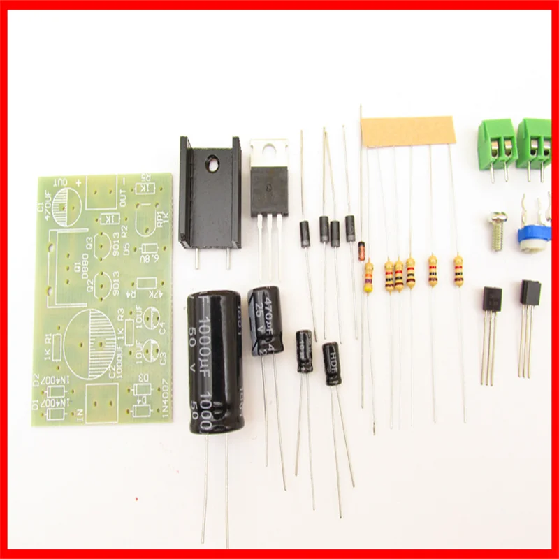 D880 Transistor Series Regulated Power Supply Kit Voltage  Module Electronic Production Training