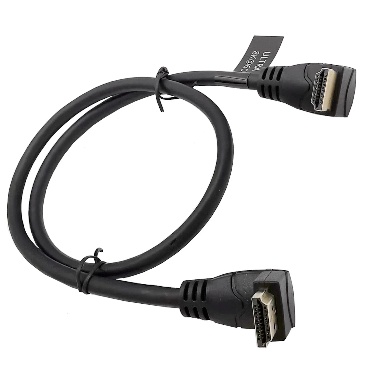 8K HDMI-compatible 2.1 Cable UP & Down 90 Degree Elbow Angle cable 8K@ 60HZ for TV PC Projector PS3 PS4 Laptop 0.3M 0.6M 1.8M