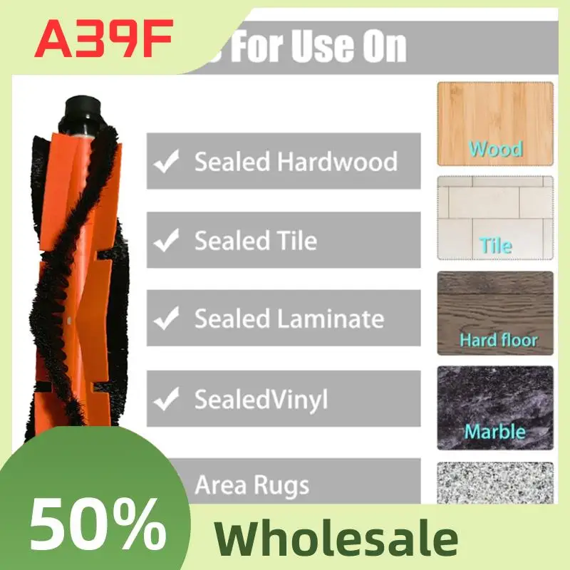 

A39F Top Roller Brush Main Brush Cover Spare Parts Accessories For ABIR X5 S6 X8 Robot Vacuum Cleaner