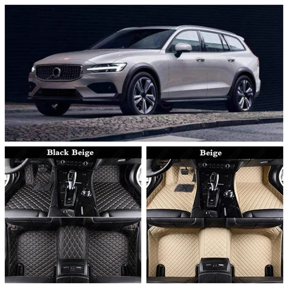 

All Weather Car Floor Mats for Volvo XC40 XC60 XC70 XC90 Car Accessories Custom Auto Carpet Cover Leather Suv Foot Rugs Mat Pads