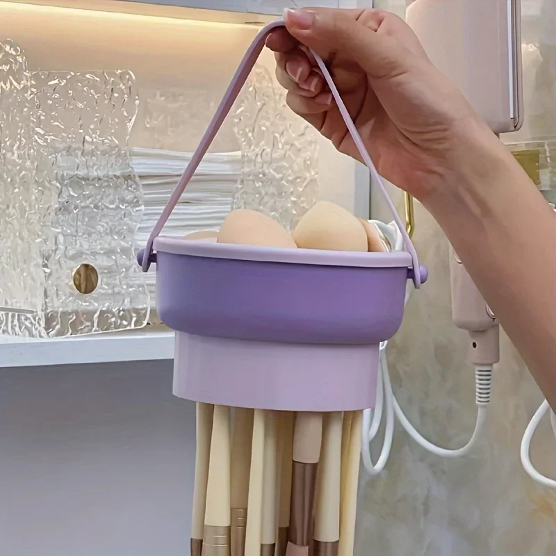 1-delige reinigingsset voor make-upborstels - Handmatige reinigingsgereedschappen voor make-upborstels