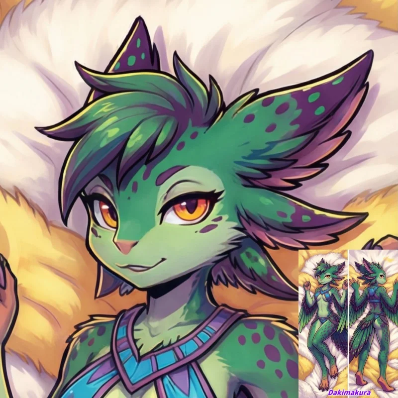 

Dakimakura Anime Pillow Case Furry Veyra Double-sided Print Of Life-size Body Pillowcase Gifts