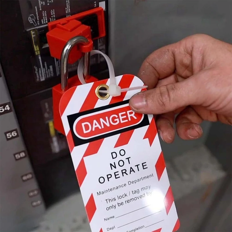 Danger Do Not Operate Labels Warning Maintenance Labels Baggage Tags For Locking Labels, Equipment Repair Durable Easy Install